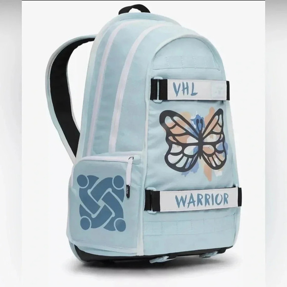 Catalina NIKE Freestyle Backpack 26L Unisex Light Blue Butterfly Back to School - Picture 3 of 16